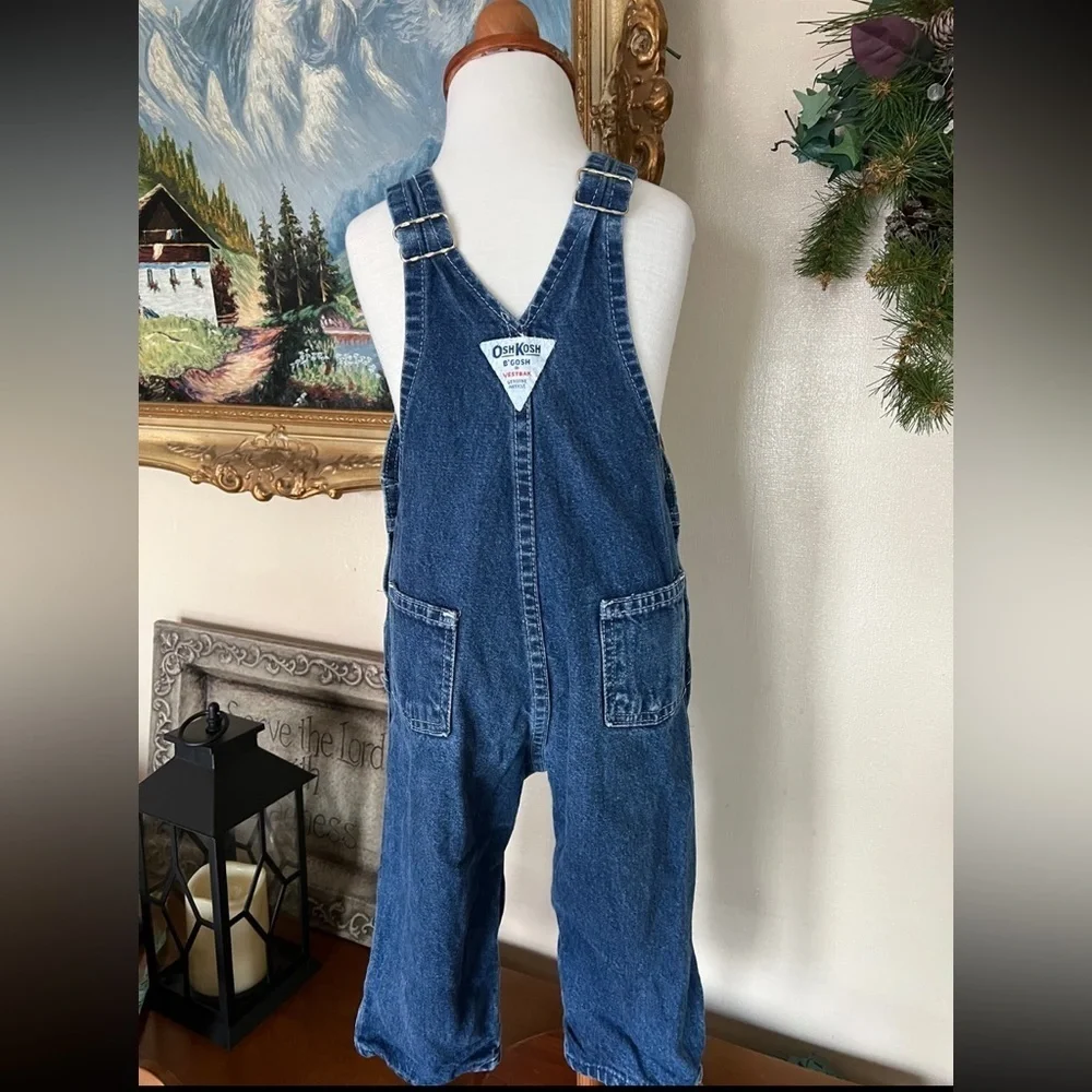 Vintage Oshkosh Dark Wash Overalls